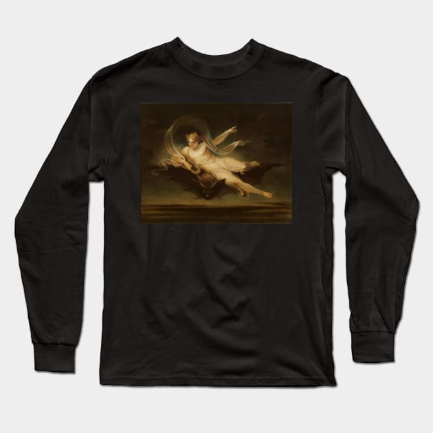 Ariel on a Bat's Back - Henry Singleton Long Sleeve T-Shirt by forgottenbeauty